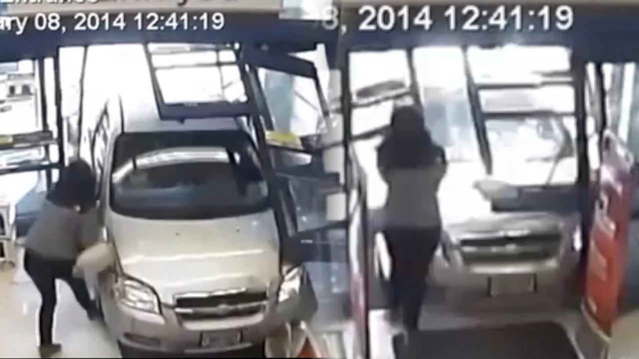 Woman Drives Car Into Rite-Aid, Hits A Woman: Witnesses Help By Taking Pictures