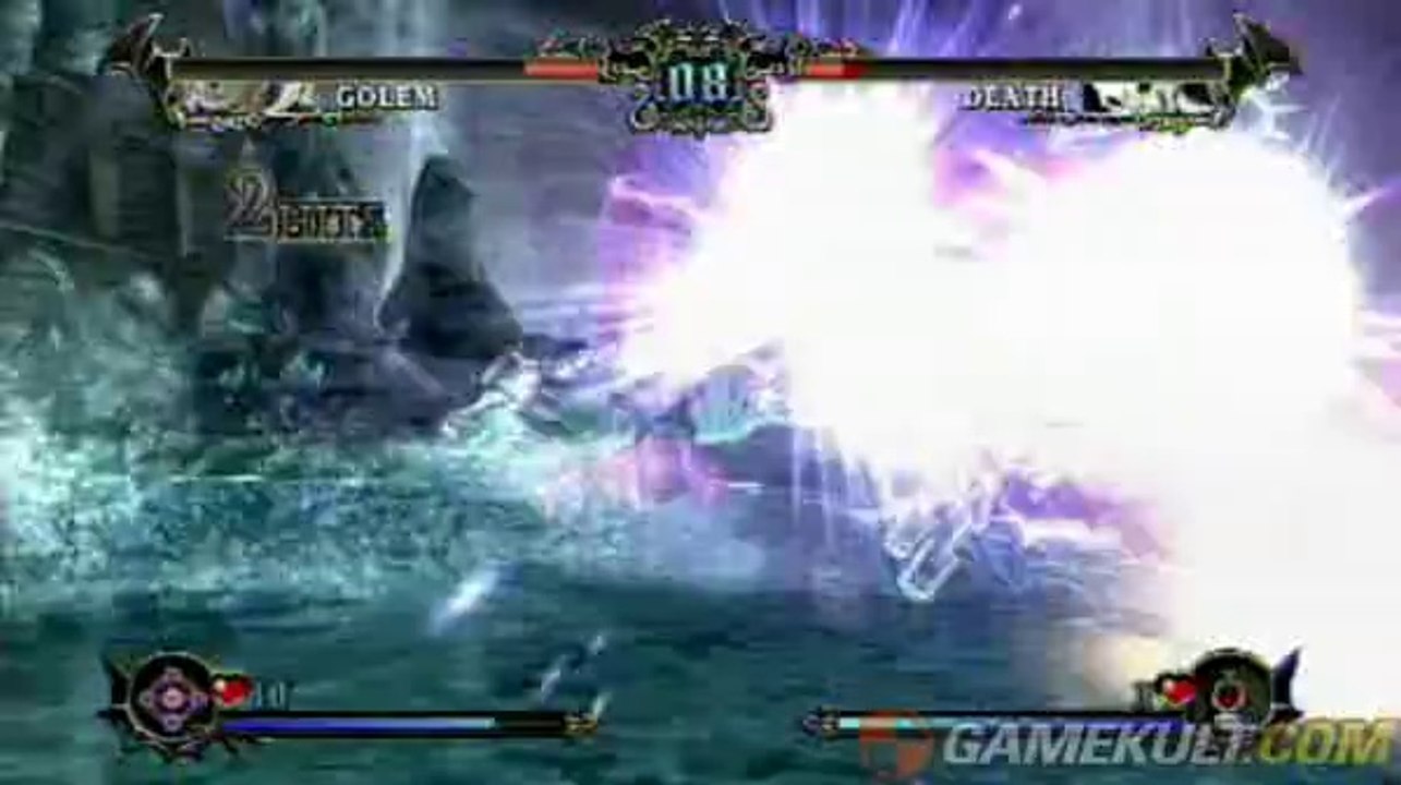 Castlevania Judgment - Golem vs. Death