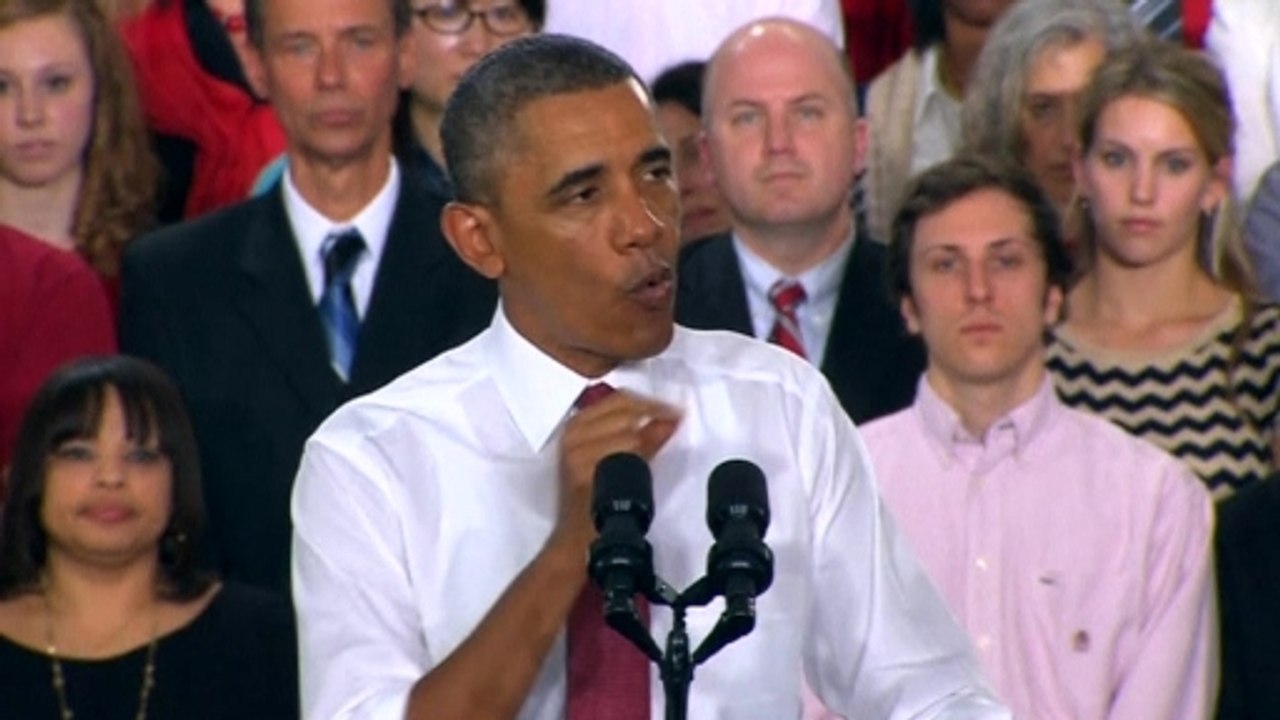 Obama: "Our businesses have now created more than 8 million new jobs."