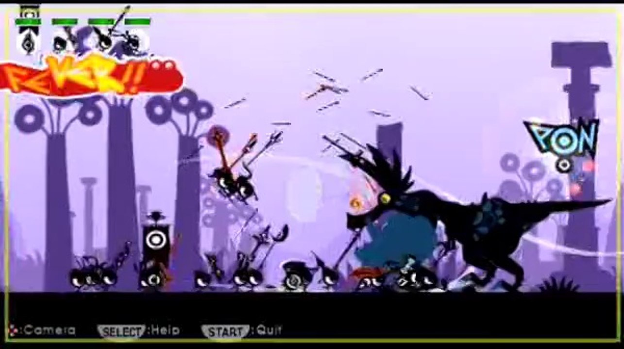 Patapon - Combat de boss