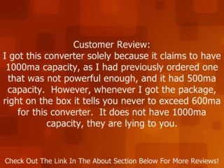 Sima AC/DC Converter SPC-12V Review