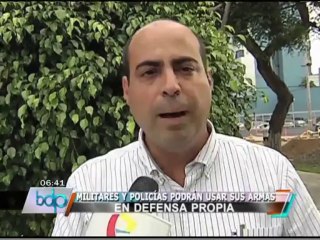 Entró en vigencia ley que permite a FFAA y PNP usar su arma en defensa propia (1/2)
