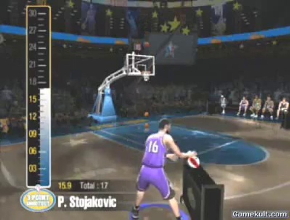 NBA Live 2005 - Concours à 3 points