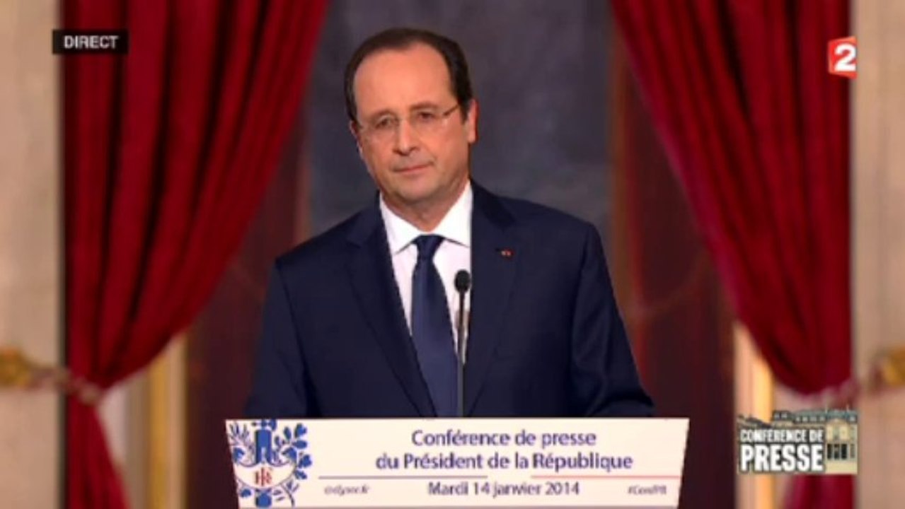Hollande : "Chacun peut traverser des épreuves. C'est notre cas."