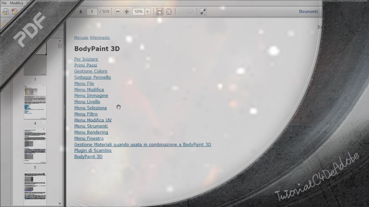 Manuale PDF Cinema 4D R13 Italiano