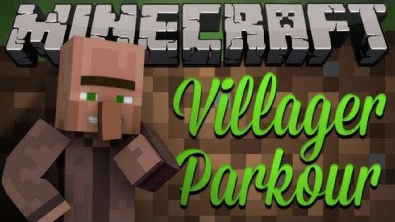 MINECRAFT VILLAGER PARKOUR (CUSTOM PARKOUR MAP)
