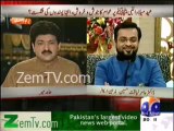 Hamid Mir Dr.Amir Liaquat Hussain ki ChamchaGiri Karte Huwe