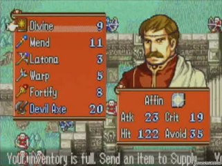 Fire Emblem : The Sacred Stones - Prise dans la toile