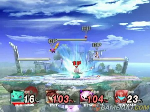 Super Smash Bros. Brawl - MetaKnight en feu