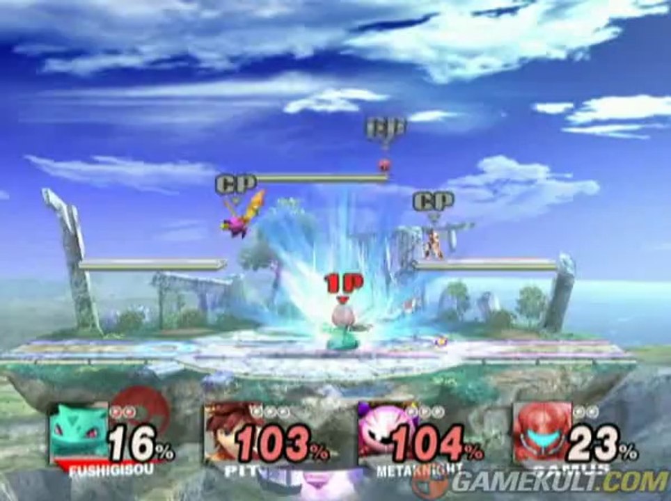 Super Smash Bros. Brawl - MetaKnight en feu