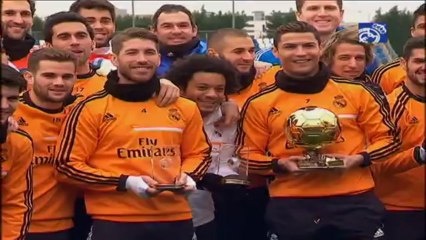 CR7 comparte el Balón de oro con sus compañeros