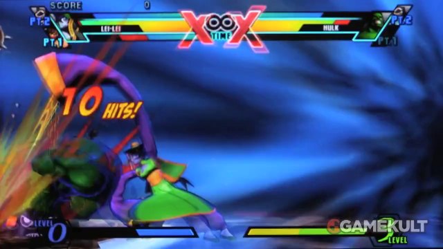 Ultimate Marvel vs. Capcom 3 - Galerie de personnages et combat de ratons laveurs