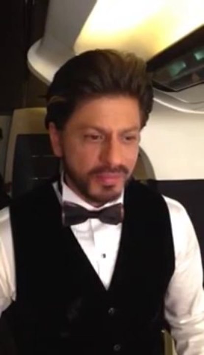 @IamSRK after winning Screen Award 2014