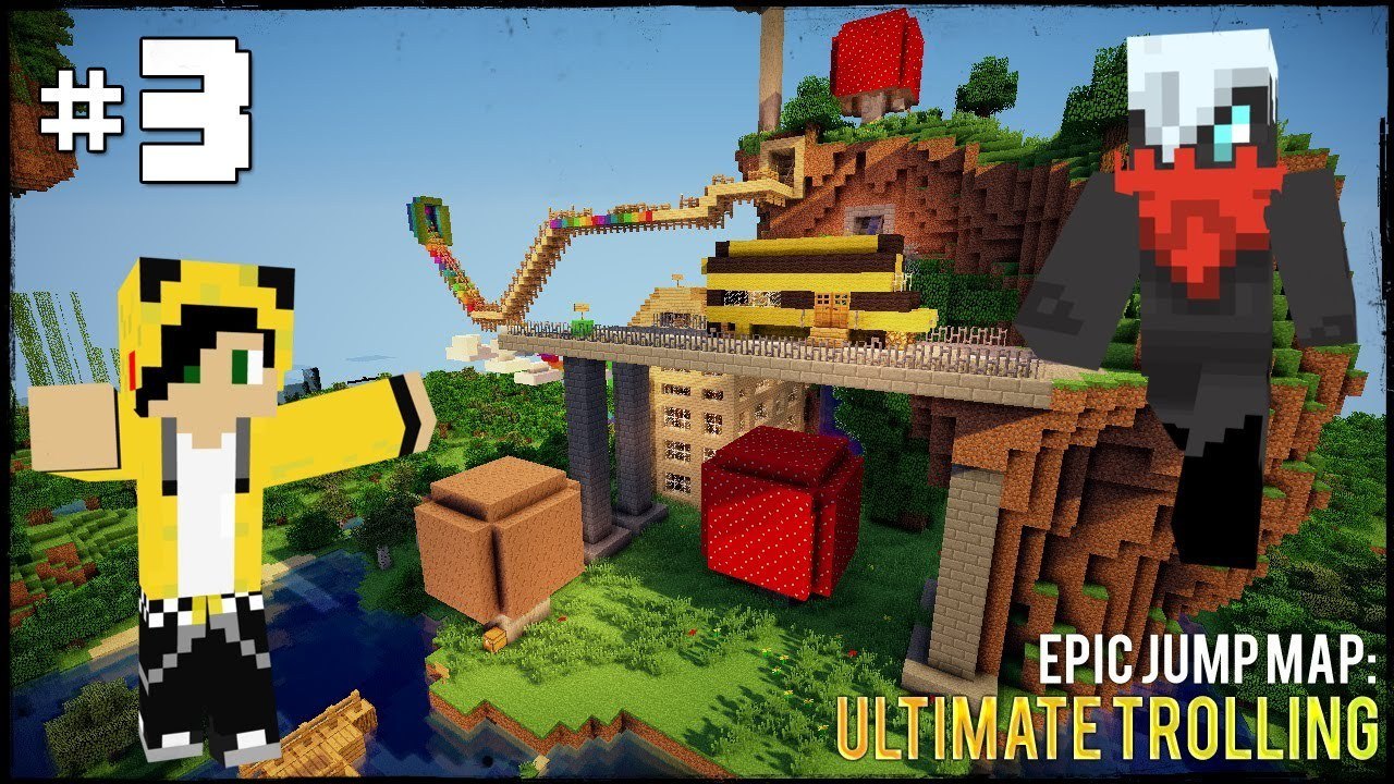 Minecraft Epic Jump Map Ultimate Trolling w/ Edge & CPK #3