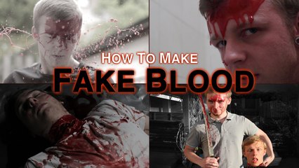 How To Make Fake Blood