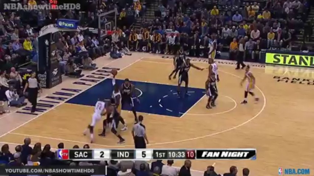 Paul George Dunk - Kings vs Pacers