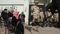 Egyptians vote on draft constitution