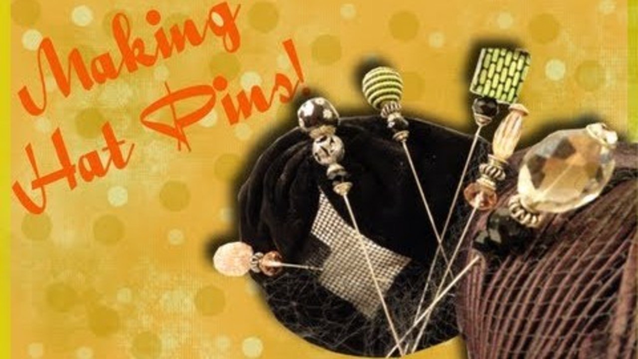 Easy DIY Project  Making Hat Pins!
