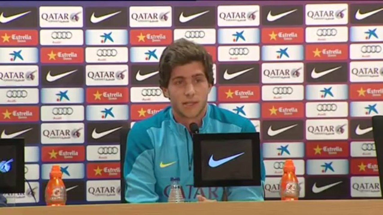 Sergi Roberto: "Con llegar a ser una parte de Xavi, estaría conforme"