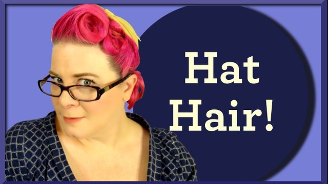 Fabulous Vintage/Rockabilly Hairstyle for an Equally Fabulous Vintage Hat