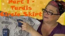 Tardis Full 50s Four Panel Circle Skirt (Part 1) - So Sew Vintage