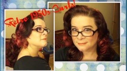 Easy Retro 1950s Curls - A Vintage Hair Tutorial