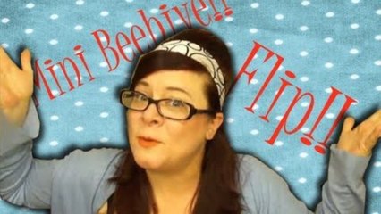 A Mini 60s Beehive and a 70s Flip - A Vintage Hair Tutorial