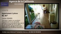 A vendre - appartement - Cannes (06400) - 2 pièces - 81m²