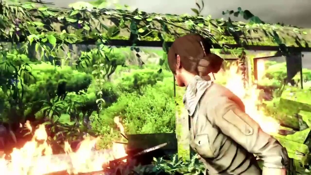 Far Cry 3 - burning hotel escape gameplay