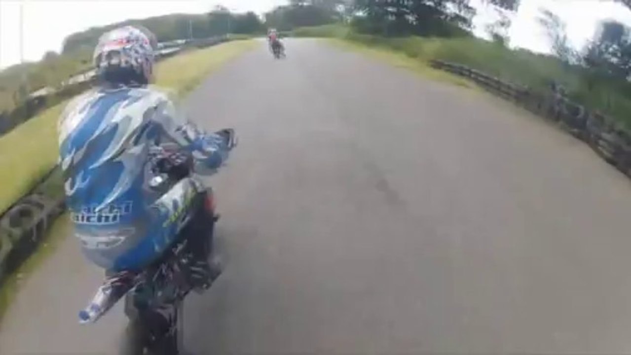 Pit Bike FAILS And Spills - Go Pro HD Stretton
