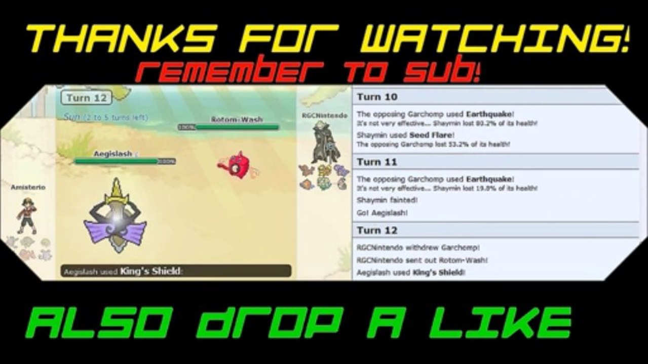 Pokemon Showdown X&Y OU Battles #2 RGCNintendo v.s Amisterio