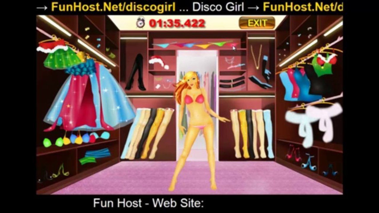 Fille de jouer à Disco - Jeu vidéo gratuit