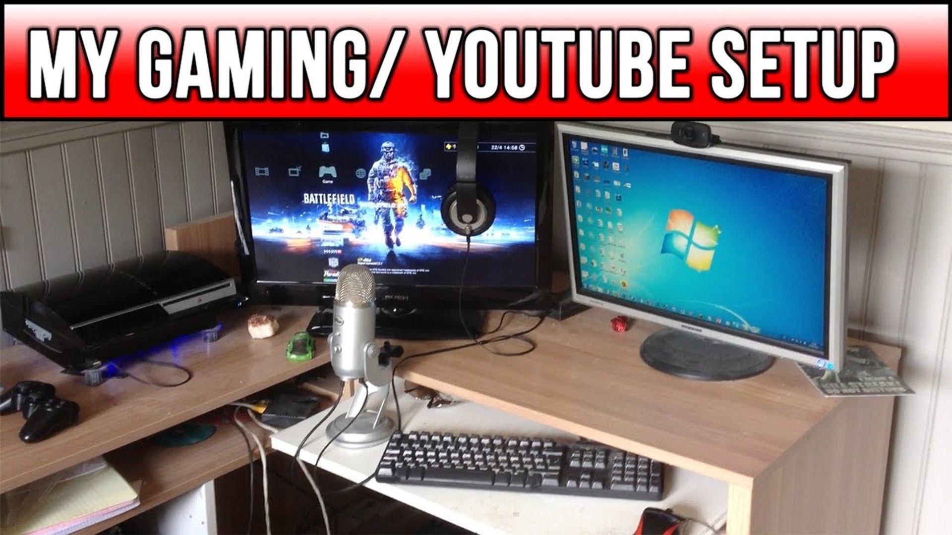 ⁣Guide to making YouTube Videos | My gaming/Youtube setup