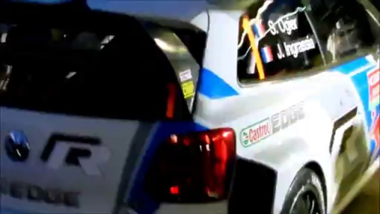Monte-Carlo, J1 : Le départ de Sébastien Ogier et Julien Ingrassia pour le shakedown.