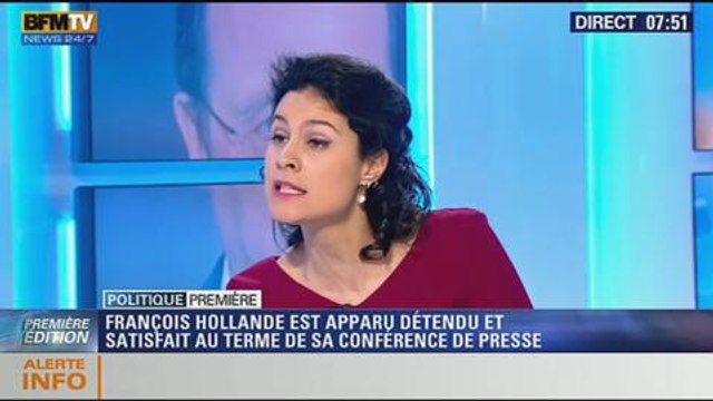Politique Première: Conférence de presse: François Hollande détendu et satisfait - 15/01