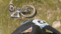 Moutain Bike Crashes Montage At Alpe Dhuez