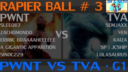 Dota 2 // Rapierball - ERRRIIIIIIC BRAHEEEEEEE - PWNT vs Voltron Army - DoTheGames
