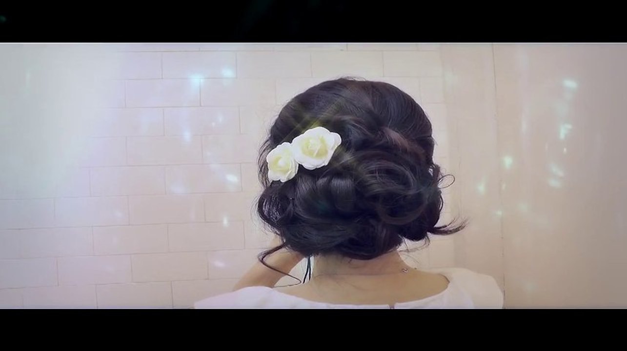 How to Prom Wedding Hairstyles with Curls | Tutorial for Medium Long Hair | Bridal Updos
