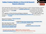 Rubber Products Markets in China (6 Full Research Reports Collection)