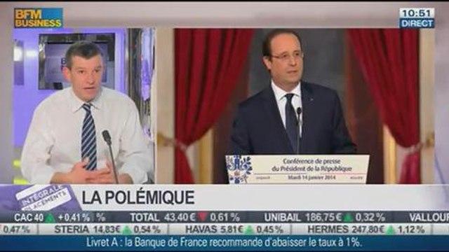 Nicolas Doze: François Hollande peut-il réussir à provoquer un choc d'investissement ? - 15/01