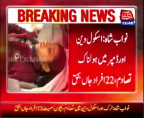 下载视频: School bus-truck collision kills 21 in Nawabshah (Update 2)