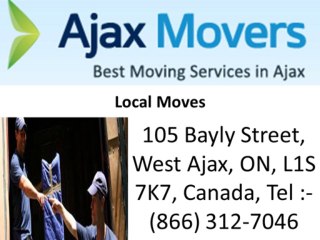 Ajax Movers in Ontario