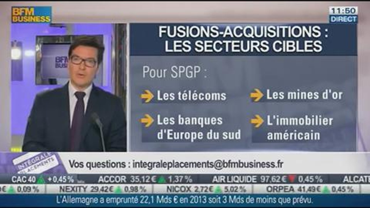 Fusions-acquisitions: comment investir en bourse ?: Cédric Chaboud, dans Intégrale Placements - 15/01
