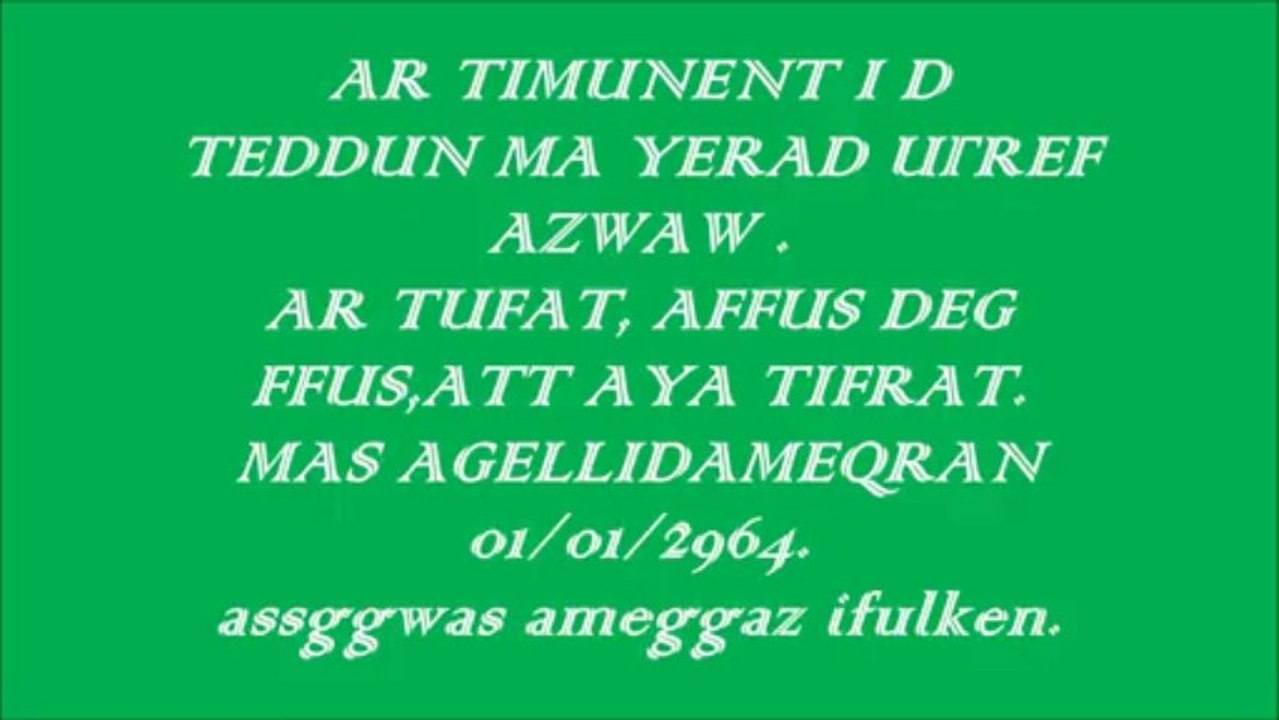 Vive la Kabylie indépendante.