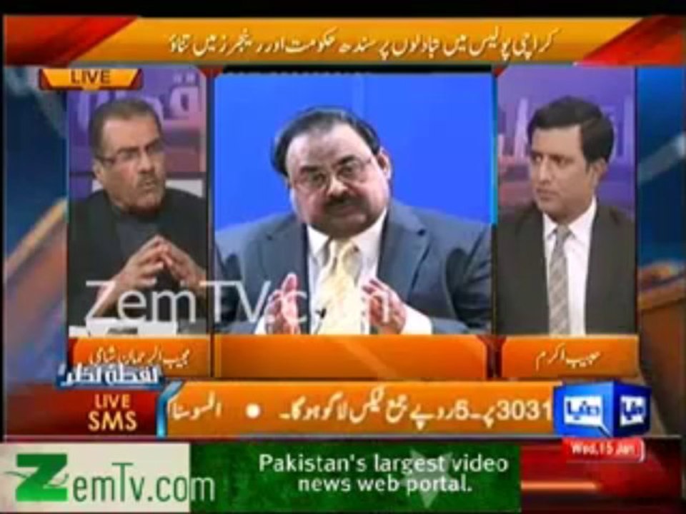 Altaf Hussain Should Avoid Involving Pak Army in Every Matter - Mujeeb ur Rehman Shaami