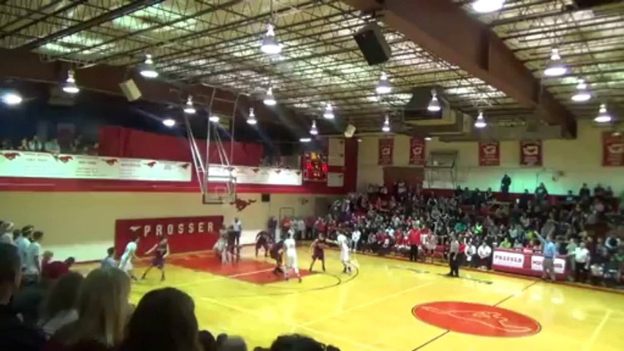 Insane Finish to Regulation HS Basketball Game (Ball Stuck on top of Rim)