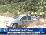 Encuentran el cadáver de un joven en carretera Caracas-La Guaira