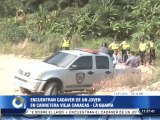 Encuentran el cadáver de un joven en carretera Caracas-La Guaira