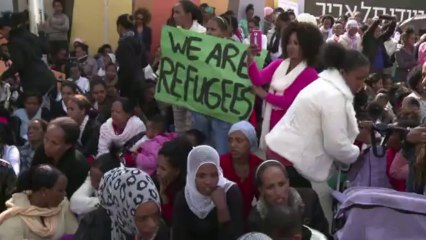 Mulheres africanas protestam em Israel
