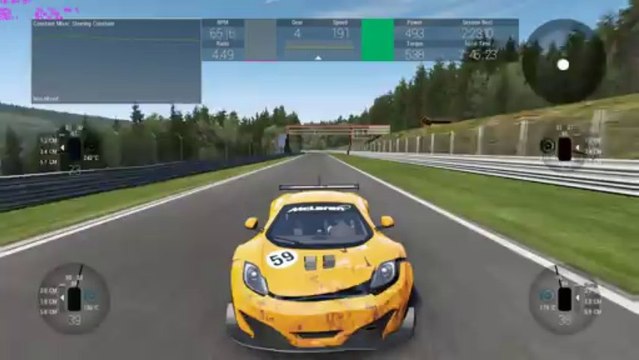 Project Cars- McLaren MP412C Spa Francorchamps